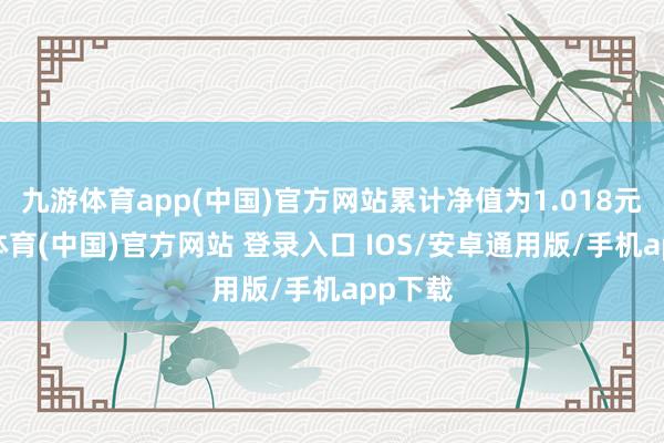 九游体育app(中国)官方网站累计净值为1.018元-九游体育(中国)官方网站 登录入口 IOS/安卓通用版/手机app下载